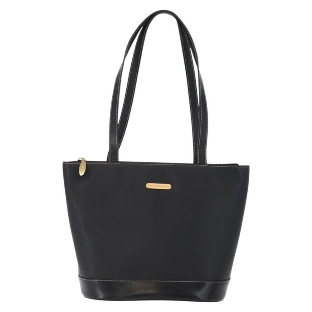 Burberry Vintage Leather Black Leather Tote Bag Bag